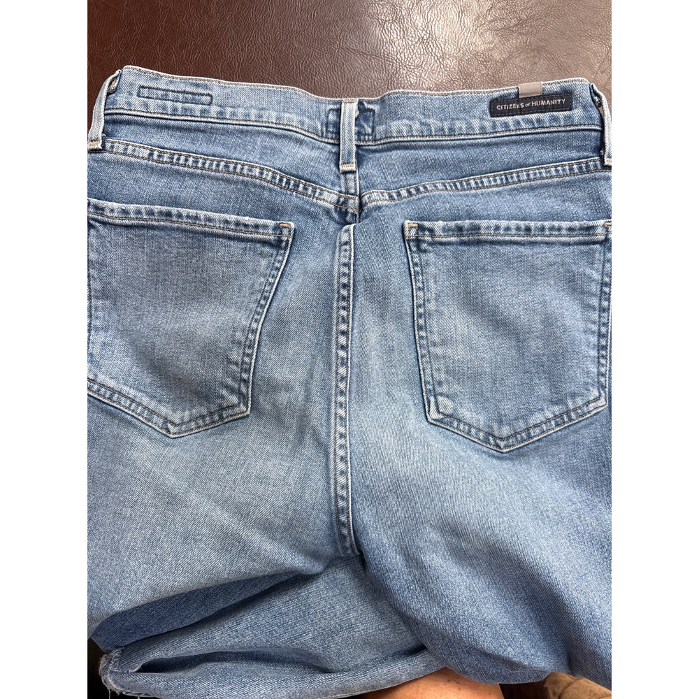 Citizens of Humanity Distressed Denim Jeans in Blue - Picture 4 of 4